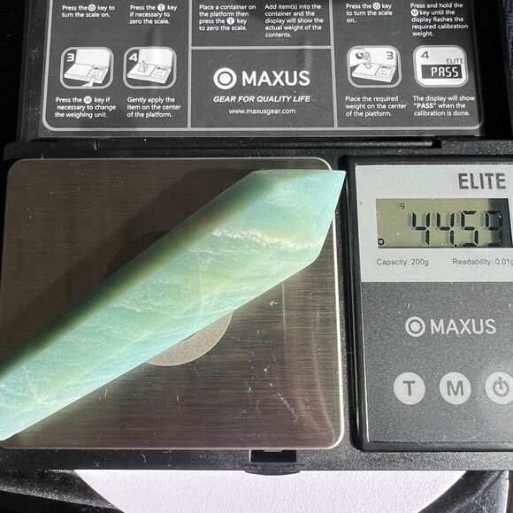 Caribbean Calcite Crystal Meditation Wand  (1) - Picture 7 of 12